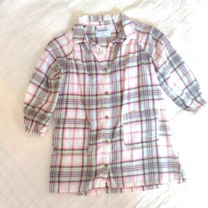 Old Navy 5T Plaid Button Down Dress
